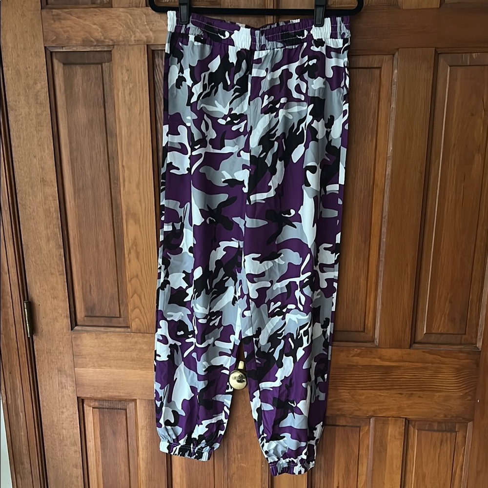 NWOT never worn purple camo pants.